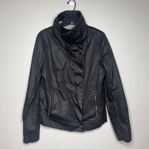 Burton Jacket Women's Large Black Wind Rain Moto Dry Goods Quilt Liner Gorpcore - Picture 1 of 10